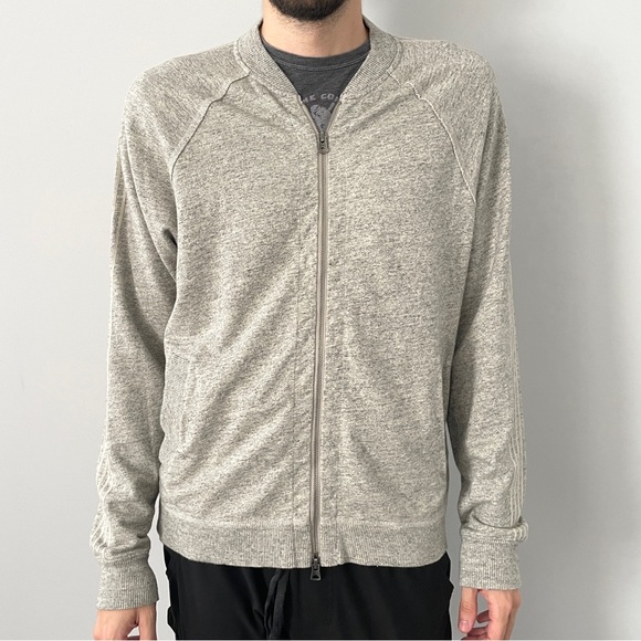 John Varvatos x Converse Bomber Raglan Jacket Mens Large 3 Limited Edition Zip - Picture 1 of 15